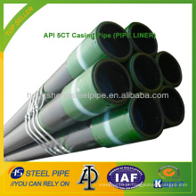 API 5CT Tubo de revestimento (PIPE LINER)